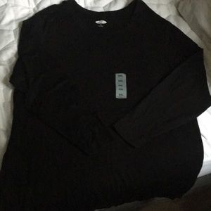 Old Navy long Sleeve Black Top
